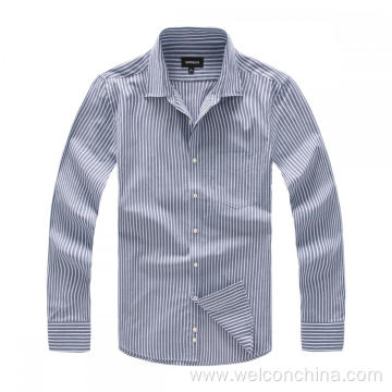 Softy Business Blue Color Men's Striped Shirt
